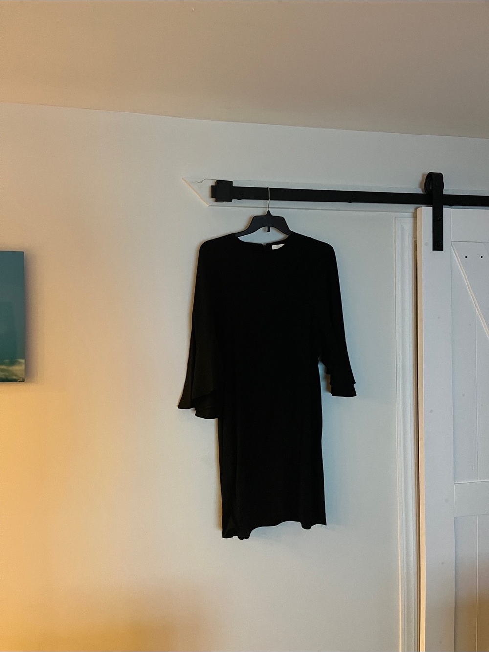 Chloé Black Dress with Crew Neck